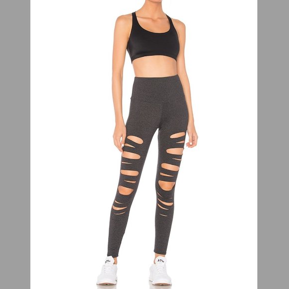 Worn Once Onzie Shred High Rise Legging in Slate